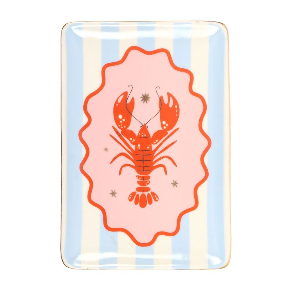 Something Different - Striped Lobster Trinket dish - Multicolours